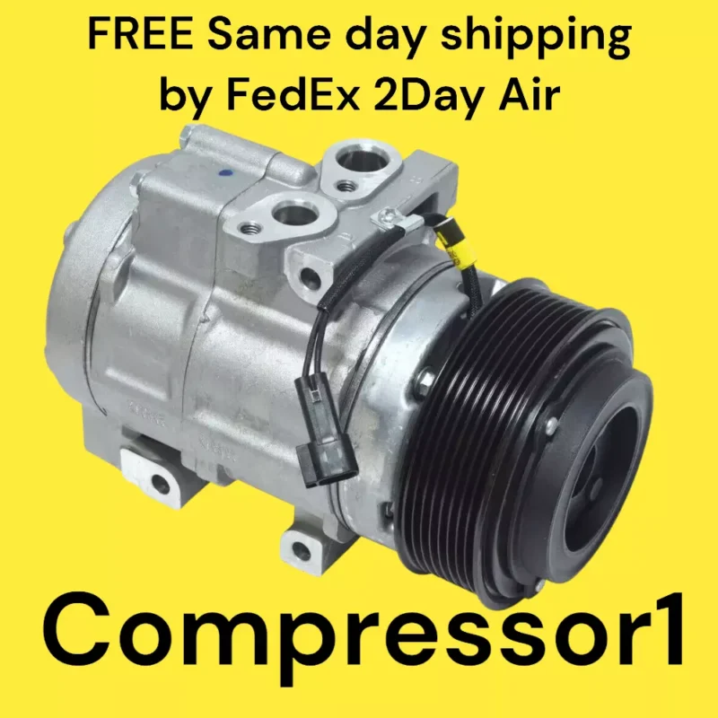 AC Compressor For Ford 2011 2012 2013 2014 2015 2016 F250 F350 F450 F-550 6.7L