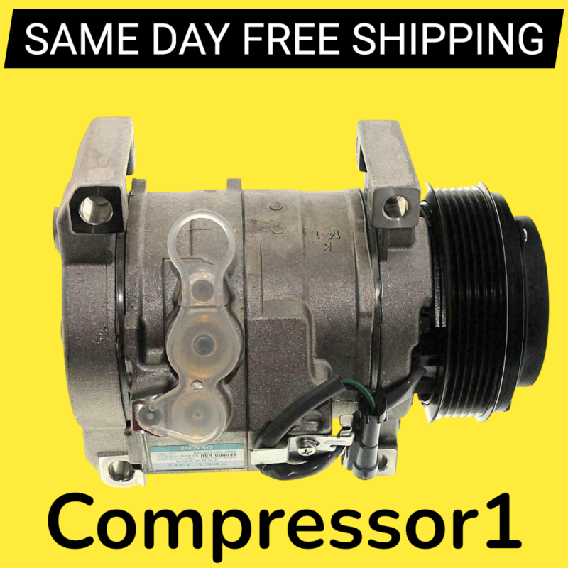 AC Compressor For 2003-2012 Chevy Silverado 4.3L GMC Sierra 4.3L 6.6L 2003-07