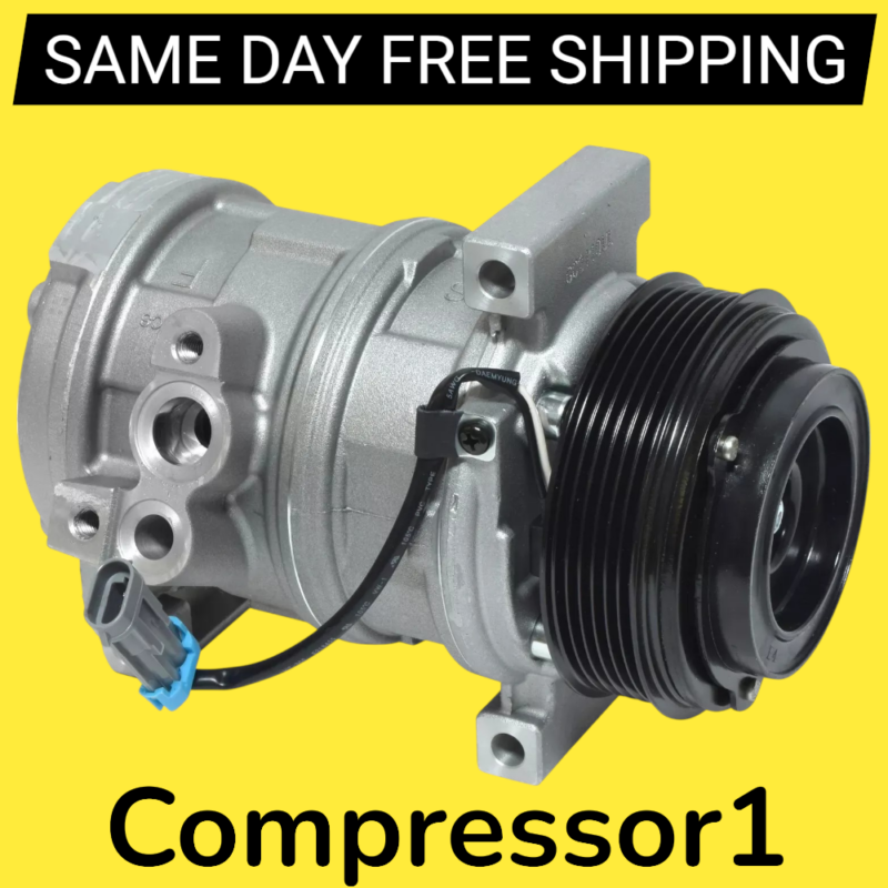 AC Compressor For Chevy Silverado 2500 3500 6.6L Diesel 2011-2014 Express Savana