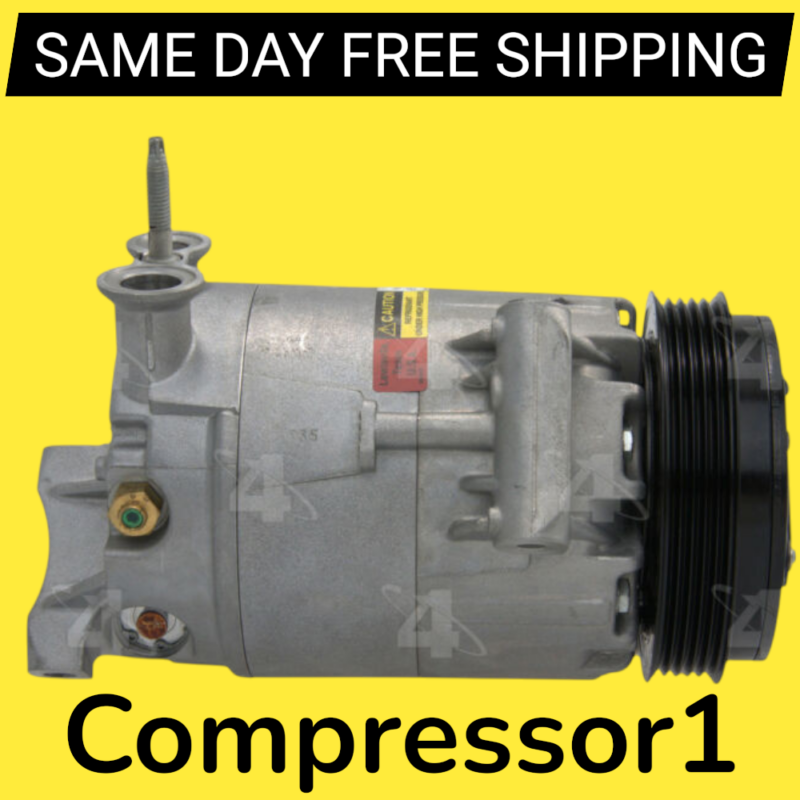 AC Compressor For 2002-2005 Pontiac Grand Am 2.2L Malibu, Alero 2.2L 2004-2006