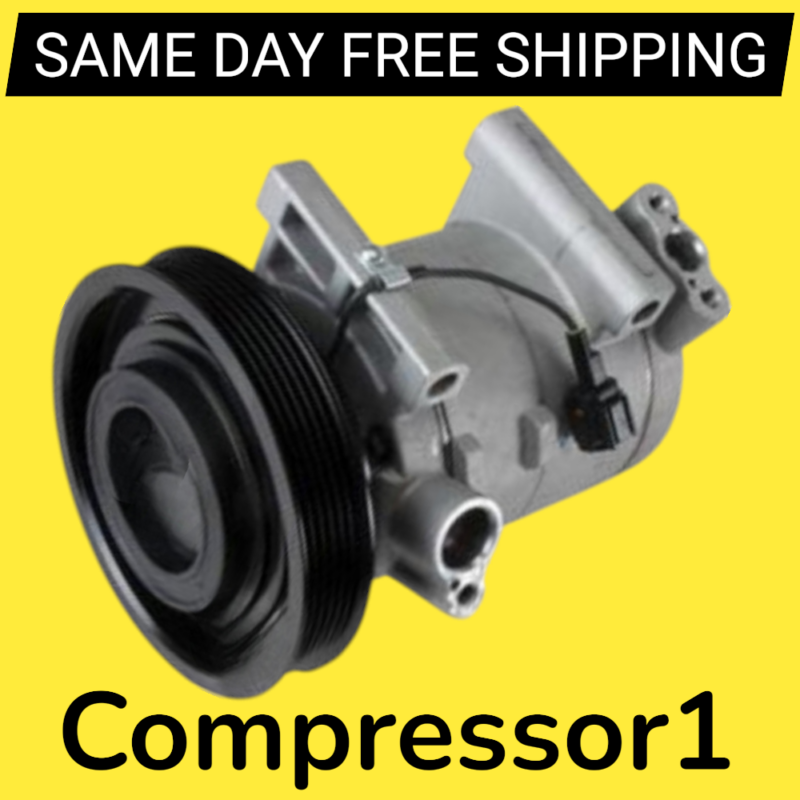 AC Compressor For Nissan Xterra 3.3L 2002 2003 2004 Supercharger models 6 Groove