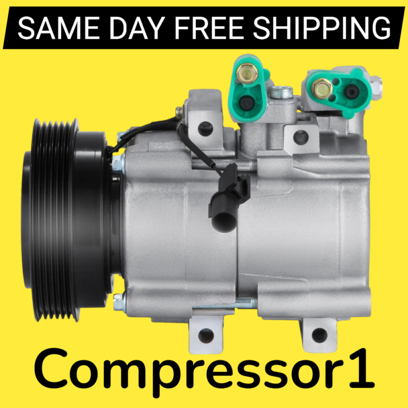 AC Compressor For 2002-2006 Hyundai Santa Fe Sonata Optiima 2.7L V6 Engine Only