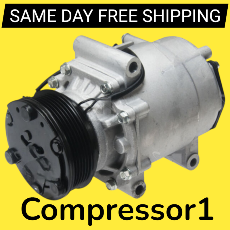 AC Compressor For Saturn Vue 2.2L 2.4L 2004 2005 2006 2007 Large 16mm Port