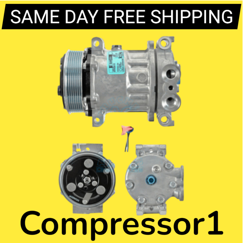 AC Compressor For 2008 2009 GMC C4500 Topkick 71471BB 6.6L V8