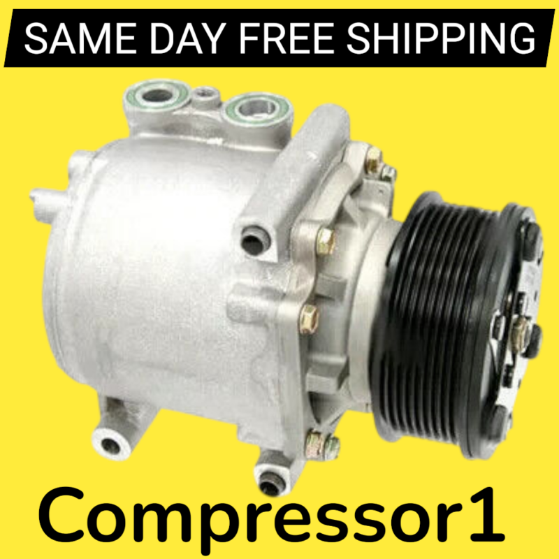AC Compressor For Ford E350 Super Duty 6.0L Diesel 2004 2005 2006 2007