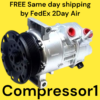 AC Compressor For 2007 2008 Jeep Patriot Compass, Dodge Caliber 2.0L 2.4L