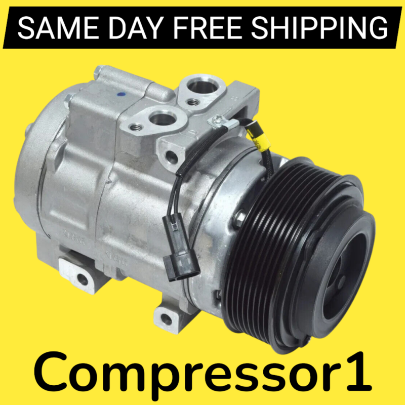AC Compressor For Ford 2011 2012 2013 2014 2015 2016 F250 F350 F450 F-550 6.7L