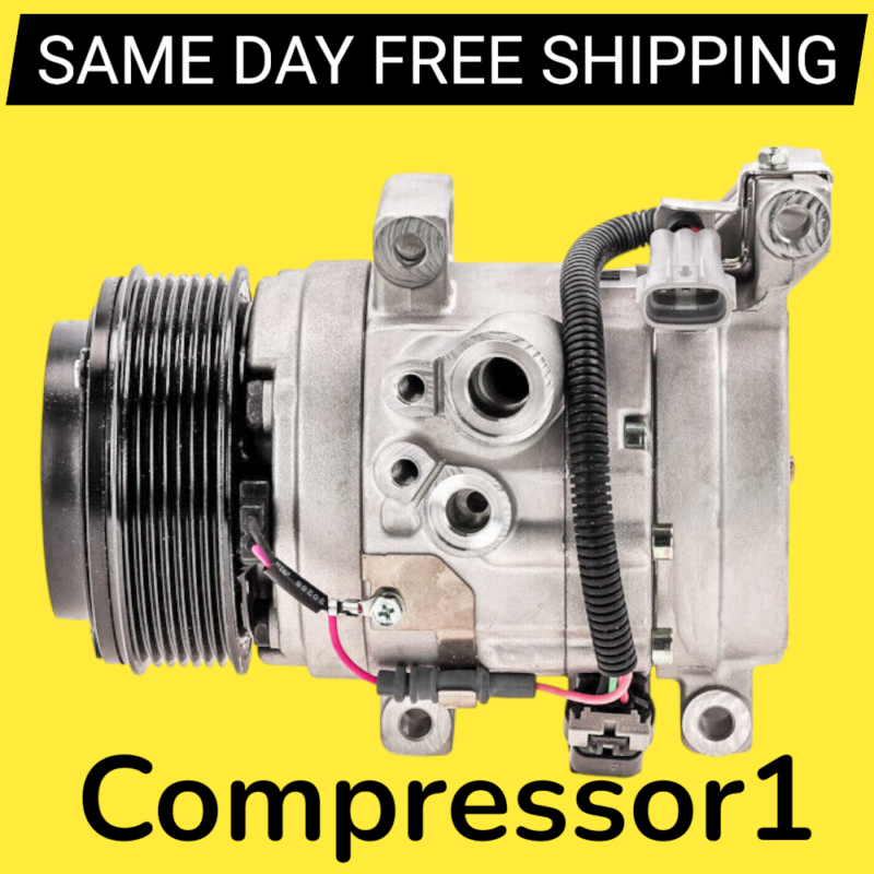 AC Compressor For Toyota Tacoma 2005-2015 with Extended cab 4 door & Pre-Runner
