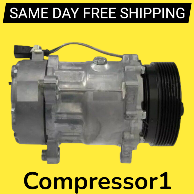 AC Compressor For VW Jetta, Golf 1999-2005 With 7 Groove pulley