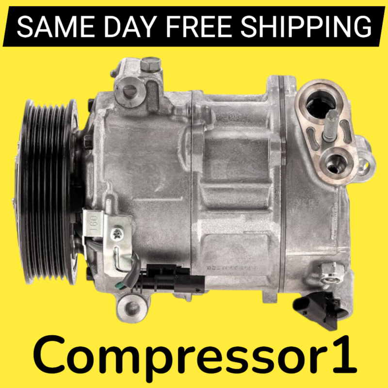 AC Compressor 2020 2021 2022 2023 Silverado 1500, Sierra 1500 3.0L Diesel