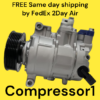 AC Compressor For Audi A5, A5 Quattro 2.0L 2010 2011 2012 2013 2014 2015 2016