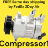 AC Compressor For 2016 2017 2018 2019 2020 Volkswagen VW Tiguan 1.4L 2.0L