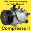 AC Compressor 2014-2017 Hyundai Elantra, KIA Soul Forte With 3 Wire Connector
