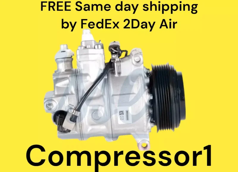 AC Compressor For 2015 2016 2017 2018 Mercedes C300 E300 2.0L ALL WHEEL DRIVE