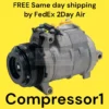 AC Compressor Fits BMW X5 3.0L 2001 2002 6 Cylinder OEM