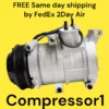 AC Compressor For 2010 2011 2012 2013 Mazda 3 & 3 Sport With 2.0L Engines ONLY
