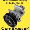 AC Compressor For Nissan Xterra 3.3L 2002 2003 2004 Supercharger models 6 Groove