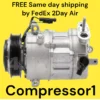 AC Compressor For Cadillac XT4 2.0L 2019 2020 2021 2022