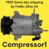 AC Compressor For 2014 2015 2016 2017 Ford Fiesta 1.0L Turbo