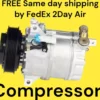 AC Compressor For 2006 2007 2008 2009 Saab 9-3 2.8L V6 Turbo