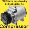 AC Compressor For Saturn Vue 2.2L 2.4L 2004 2005 2006 2007 With Large 16mm Port