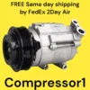AC Compressor For 2010 2011 Equinox Terrain 3.0L, 2012-2015 Captiva Sport