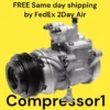 AC Compressor 1993 1994 1995 Toyota Previa 2.4L