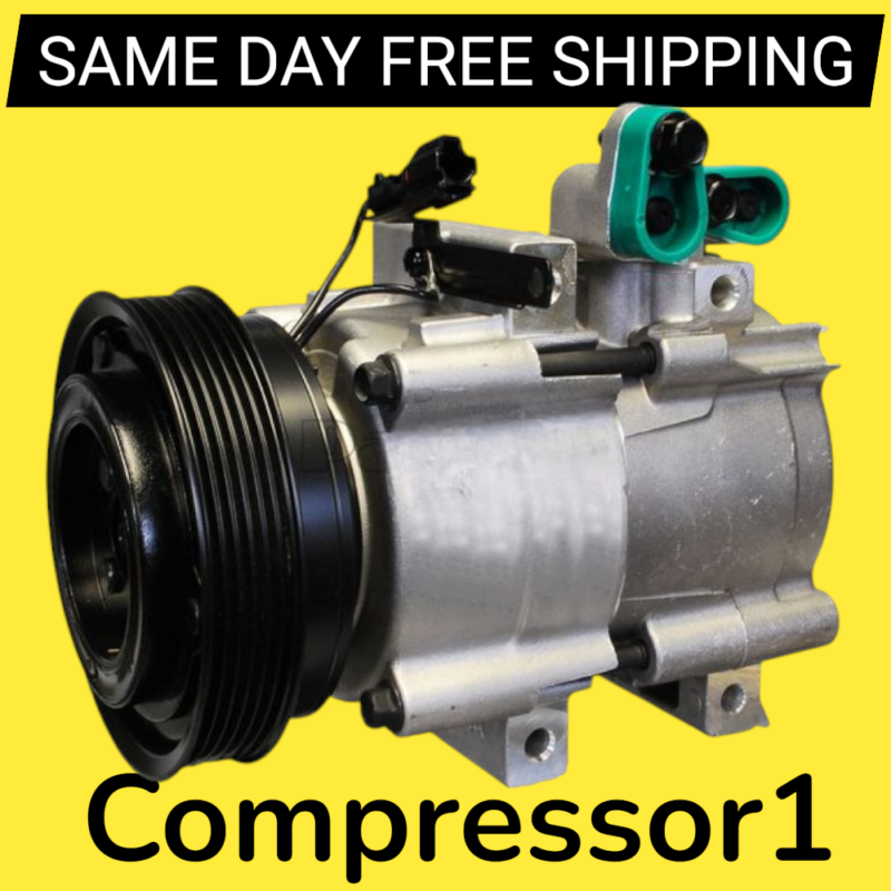 AC Compressor For 2005 2006 2007 2008 2009 Hyundai Tucson 2.7L V6