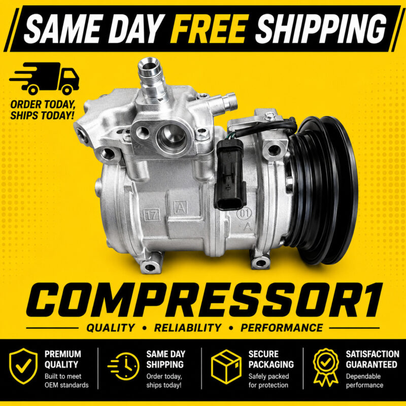 AC Compressor For Dodge Neon, Intrepid, Chrysler 300M, Concorde Plymouth Prowler