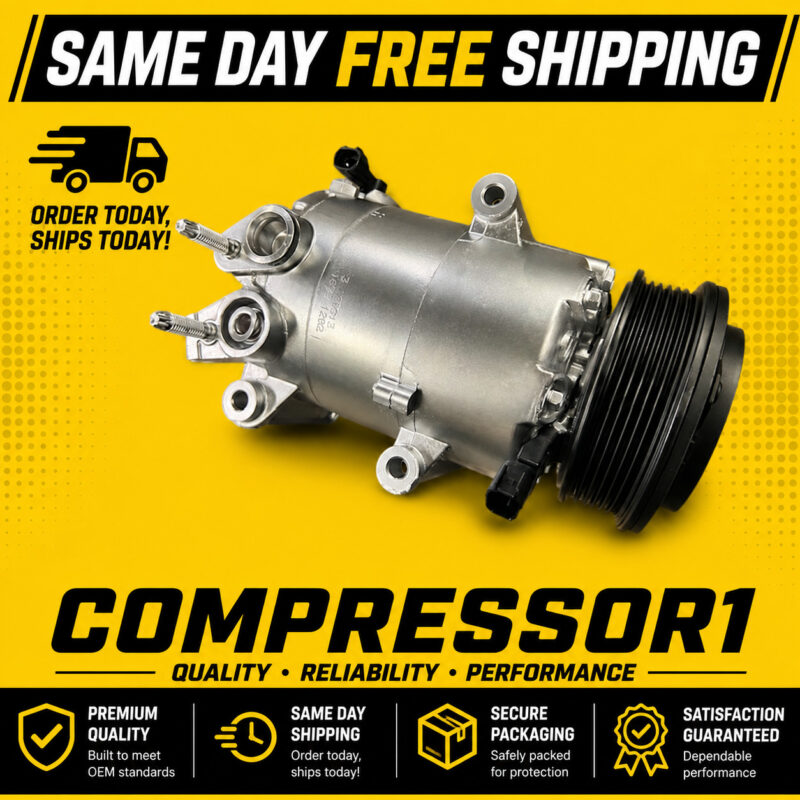 AC Compressor For Ford Escape 1.5L 1.6L 2013-2019 Transit Connect 1.6L 2014-2016