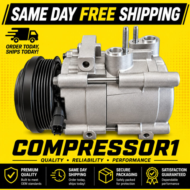 AC Compressor For 2006-2010 For Explorer 4.0L, Sport Track, Mercury Mountaineer