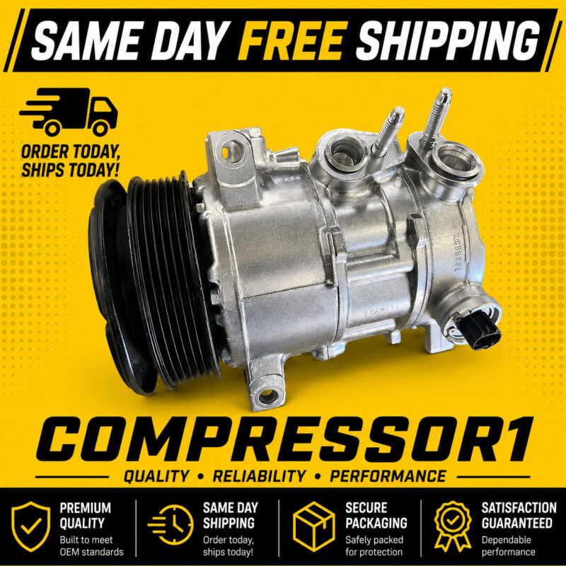 AC Compressor For Dodge Avenger Journey Sebring Chrysler 200 2.4L 4 Cylinder