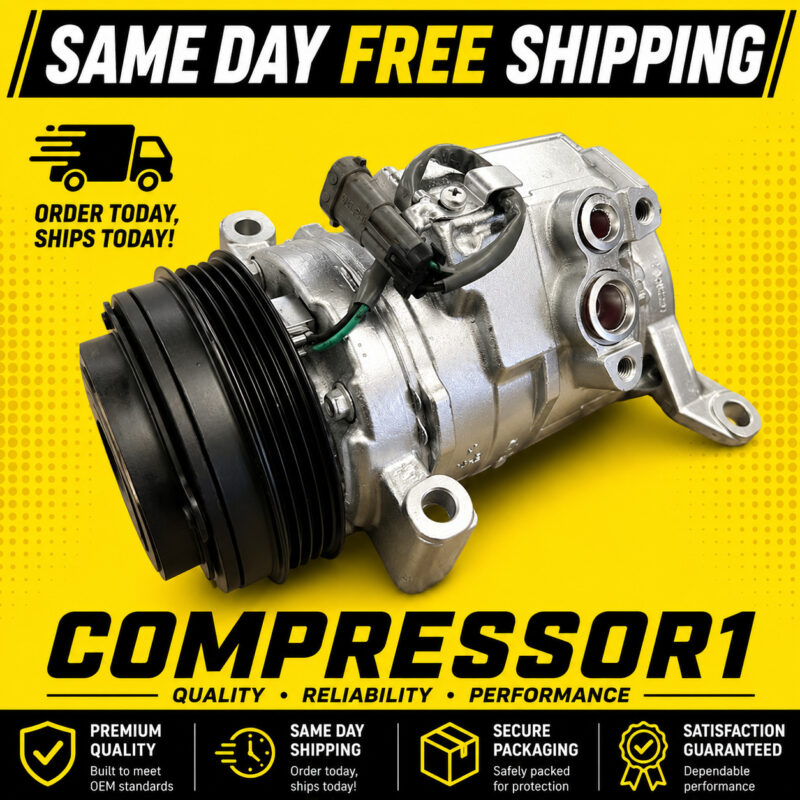 AC Compressor For 2001-2014 Tahoe Suburban Yukon,Silverado Sierra 1500 2001-2013