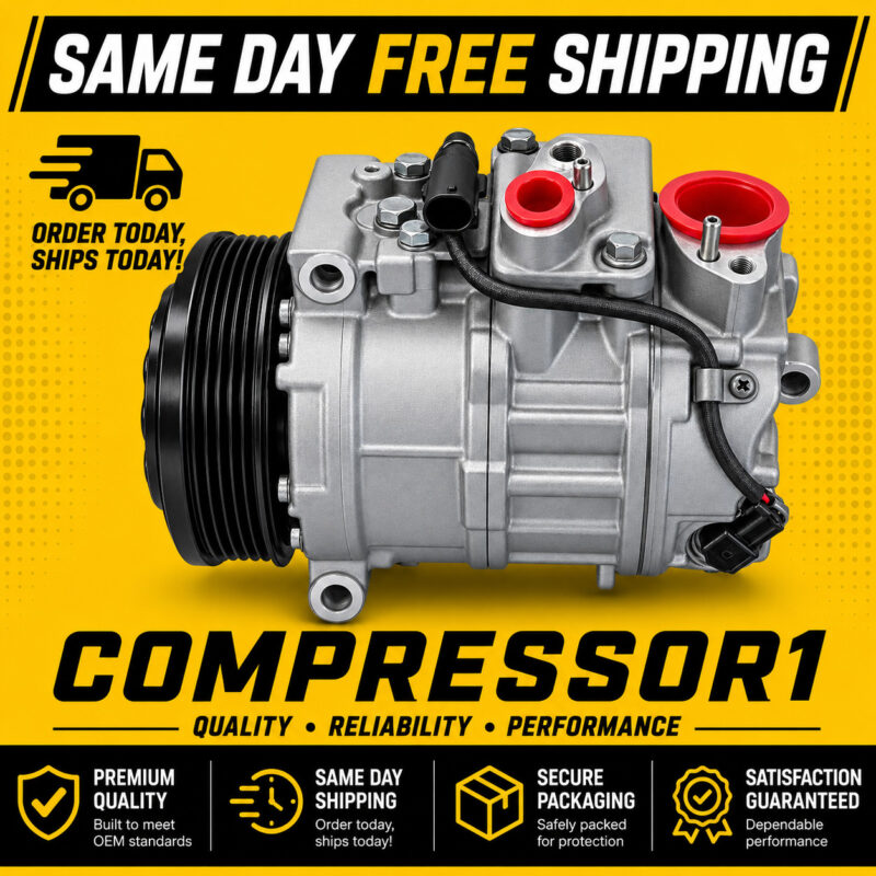 AC Compressor 2000-2006 Mercedes S500, 2002-2006 S430, 2006-2011 R350