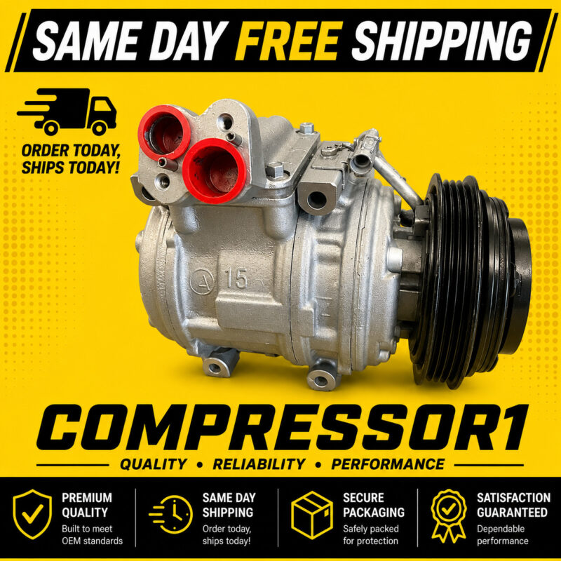 AC Compressor for Toyota Tundra 2000 2001 2002 2003 2004 T100 1995-1998 V6 3.4L