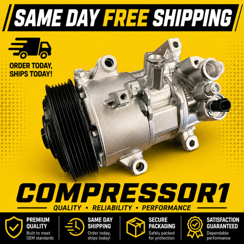 AC Compressor For 2014 15 2016 2017 2018 2019 2020 2021 2022 Toyota Corolla 1.8L