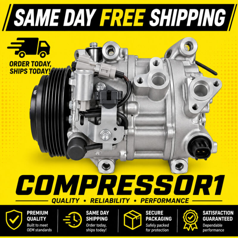 AC Compressor For 2017 2018 2019 2020 Toyota Sienna, Highlander 2014-2019 3.5L