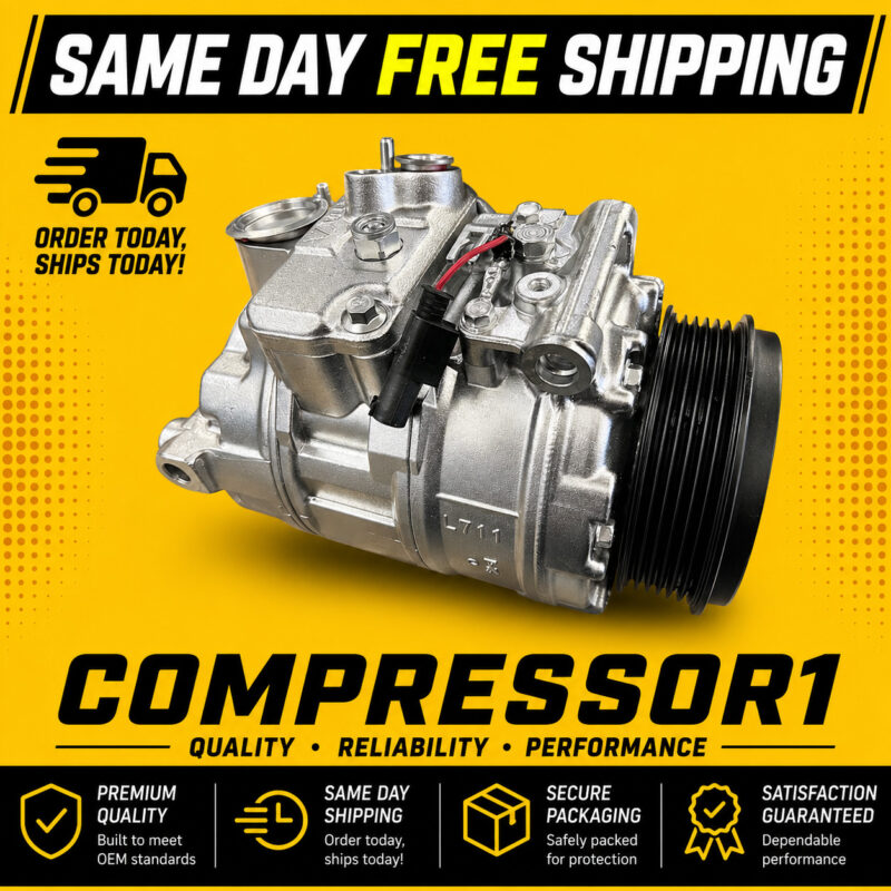 AC Compressor 2007-2011 Mercedes S550, 2008-2011 S450, 2007 2008 2009 CL550