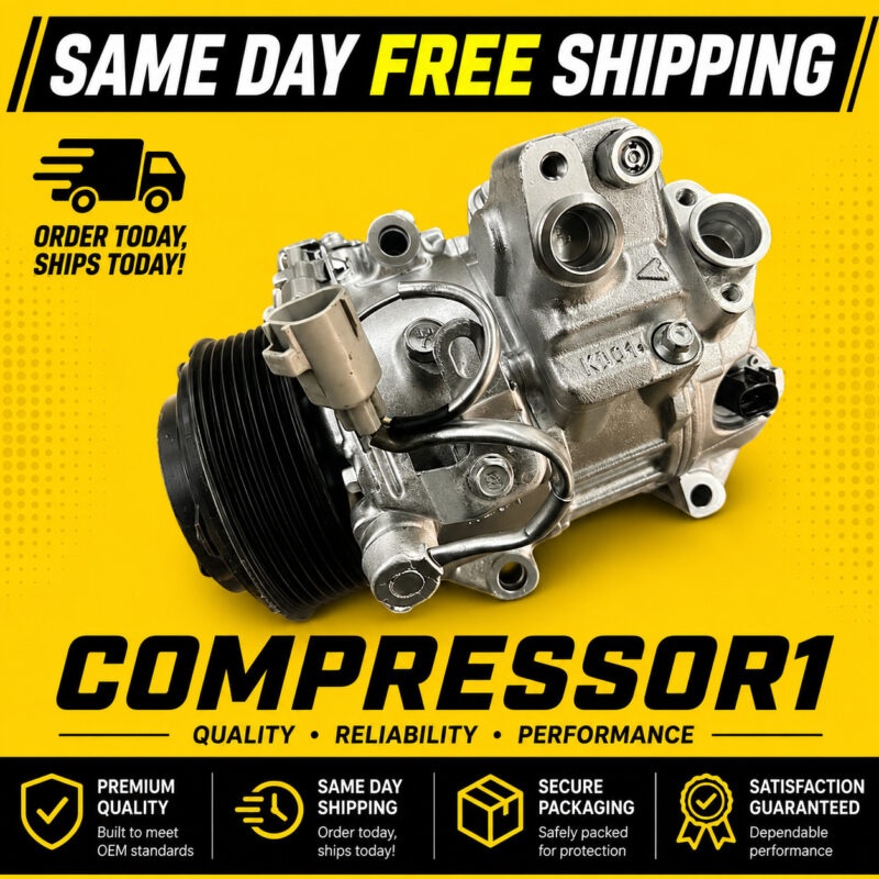 AC Compressor For 2006-2012 Toyota RAV4 3.5L V6 2009-2012 Venza, ES350 2007-2012