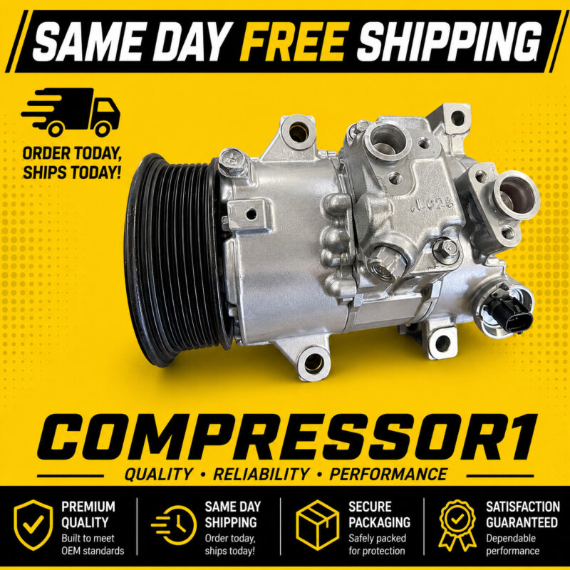AC Compressor Toyota Corolla XRS SCION XB Pontiac Vibe Toyota Matrix 2.4L 7 Rib