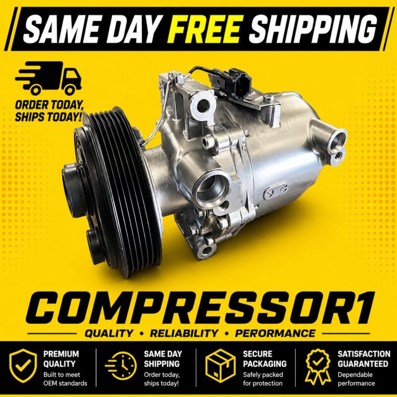 AC COMPRESSOR 2005-2017 NISSAN FRONTIER, XTERRA V6 4.0L OEM
