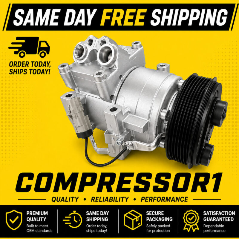 AC Compressor For Dodge Stratus Chrysler Sebring 2.4L 2.7L Convertible & Sedan