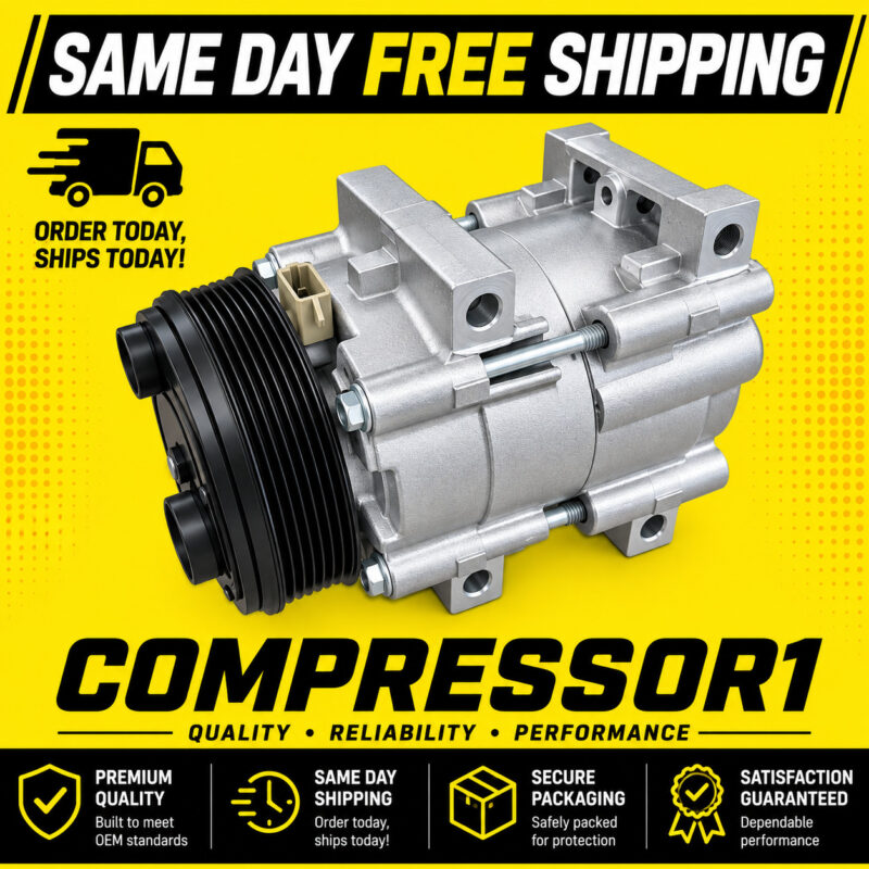 AC Compressor Fits Ford Mustang 3.8L 1994-2004