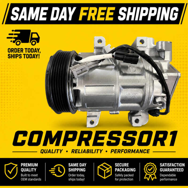 AC Compressor Fits Nissan Altima SL SV models 2.5L 2013 2014 2015 2016 2017 2018