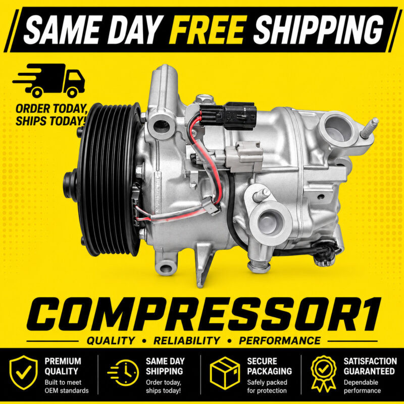 AC Compressor Fits 2014 2015 2016 2017 Infiniti Q50 3.0L 3.7L