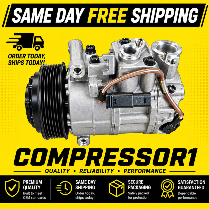 AC Compressor For 2014 2015 2016 Mercedes E250 E350, E400 2016 2017, SL450 17-20