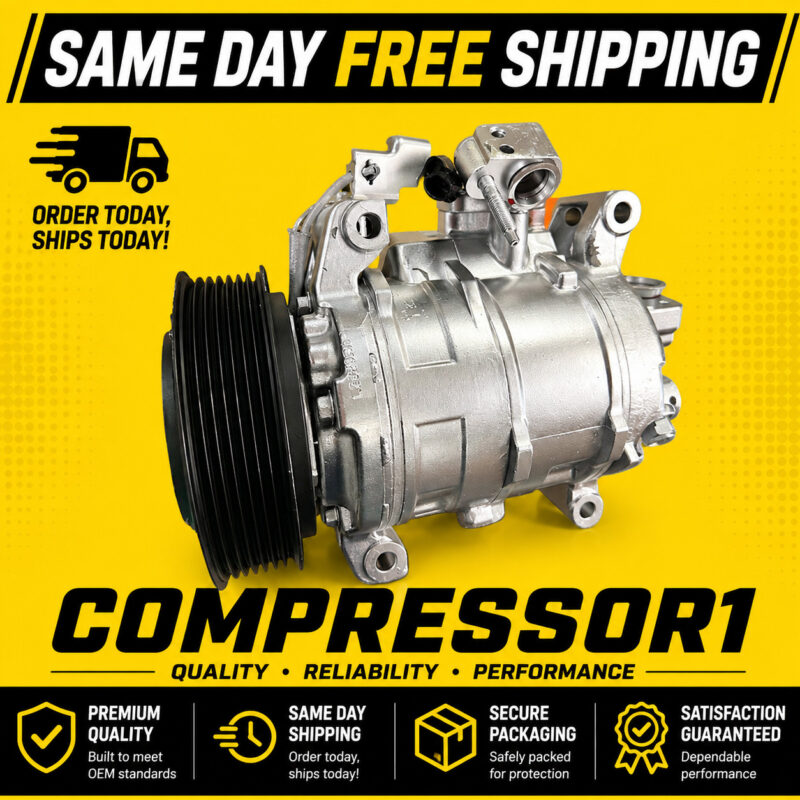 AC COMPRESSOR For 2013 2014 2015 2016 2017 HONDA ACCORD 2.4L