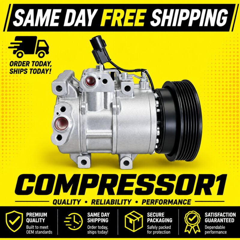 AC Compressor For 2007 2008 2009 2010 2011 KIA RIO 1.6L Rio5 2006-2011